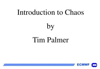 Introduction to Chaos by Tim Palmer