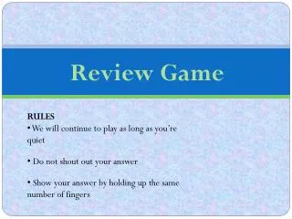 Review Game