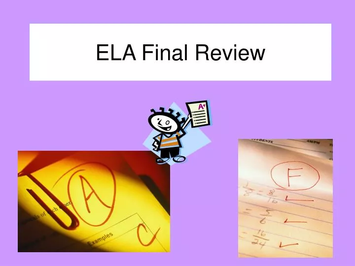 ela final review