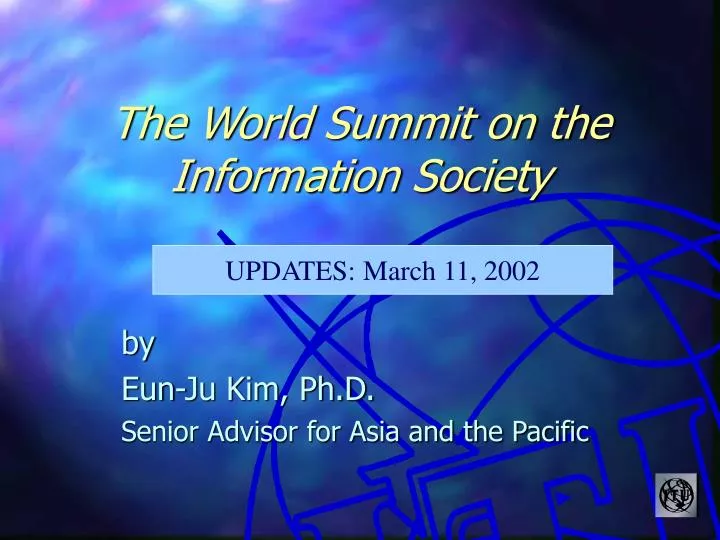 the world summit on the information society