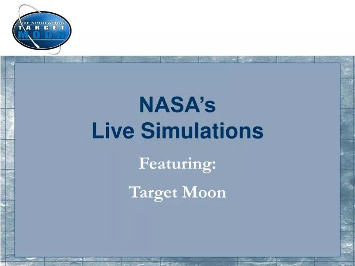 nasa s live simulations