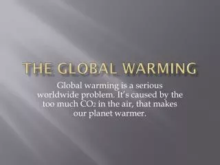 The Global Warming