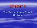 The Medium Access Control Sublayer - slide 1