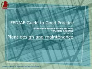 FEDIAF Guide to Good Practice