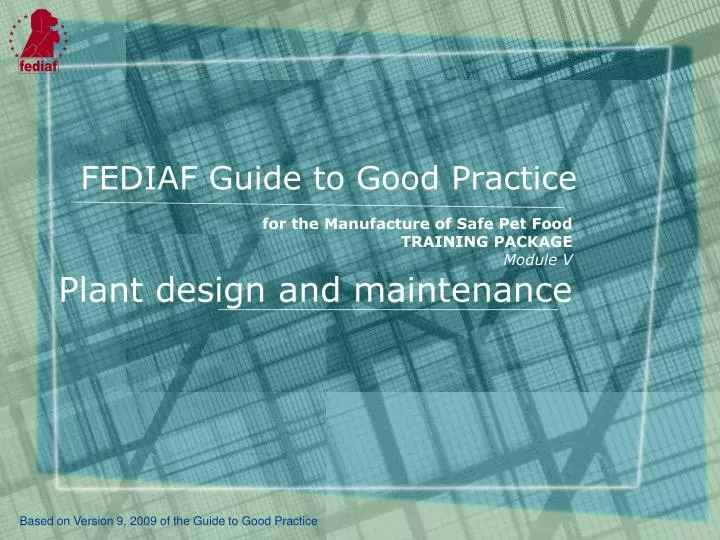 fediaf guide to good practice