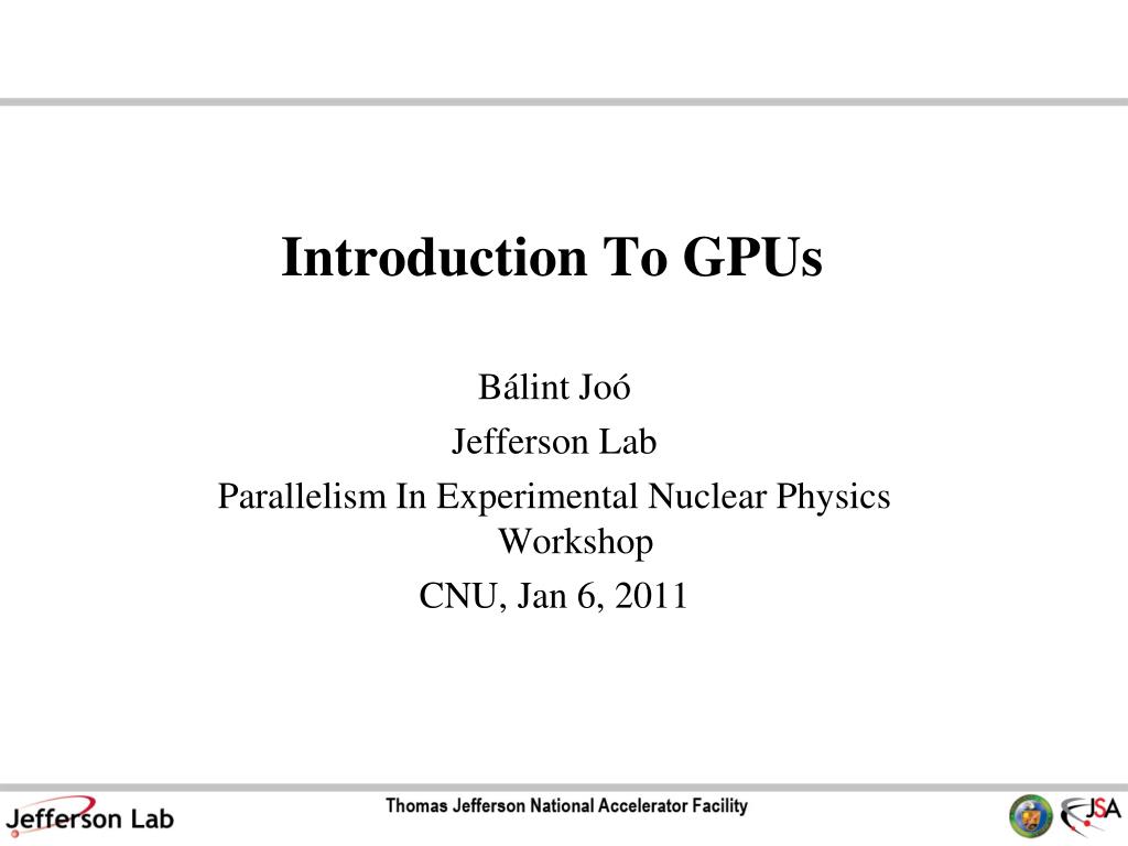 PPT - Introduction To GPUs PowerPoint Presentation, free download - ID ...