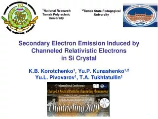 Secondary Electron Emission Induced by Channeled Relativistic Electrons in Si Crystal