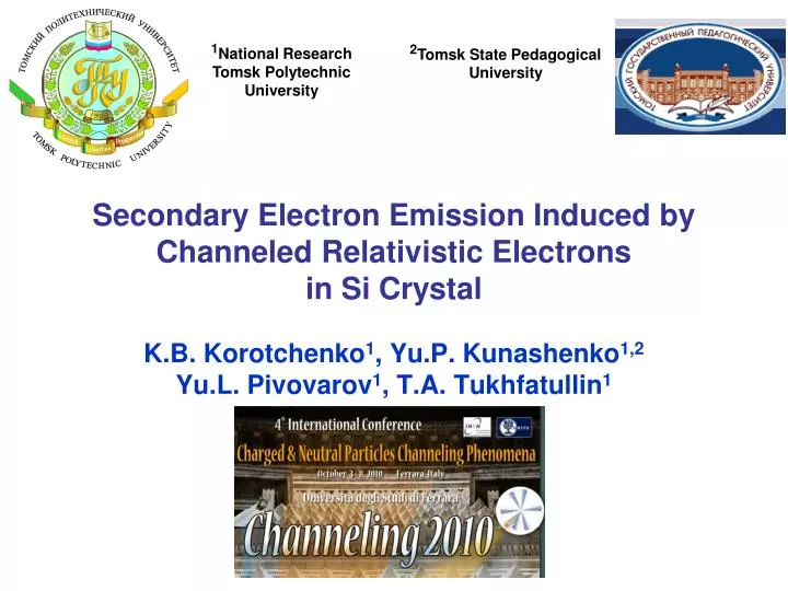 secondary electron emission induced by channeled relativistic electrons in si crystal