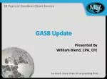 GASB Update - slide 1
