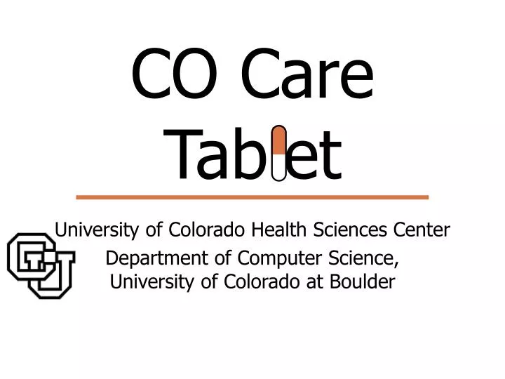 co care tablet