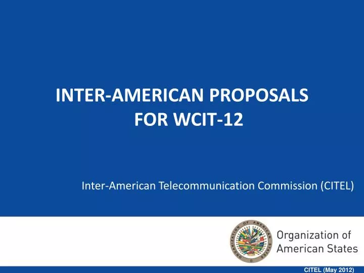 inter american telecommunication commission citel