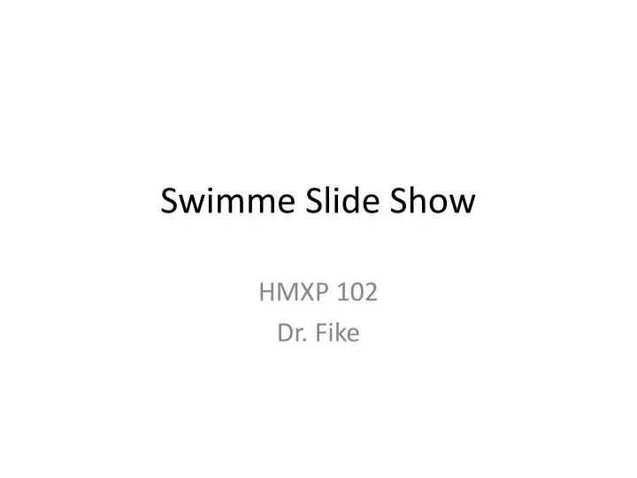 swimme slide show
