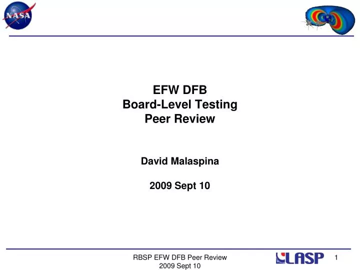 efw dfb board level testing peer review