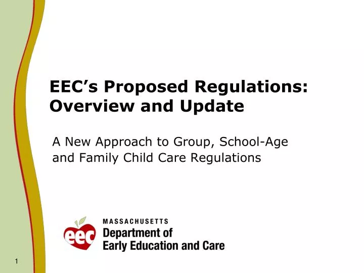 eec s proposed regulations overview and update