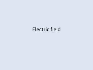 electric field