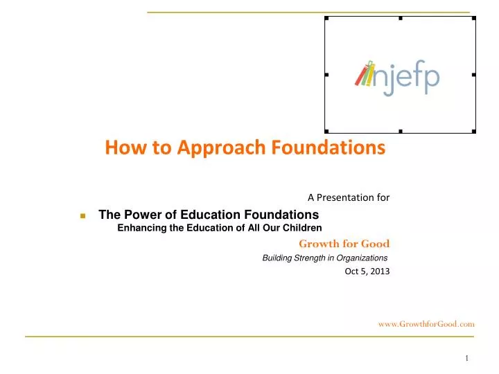 how to approach foundations