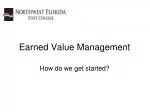 Earned Value Management - slide 1