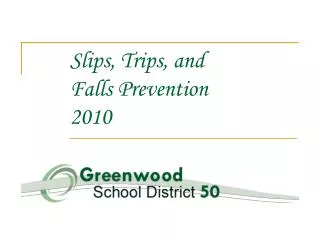Slips, Trips, and Falls Prevention 2010