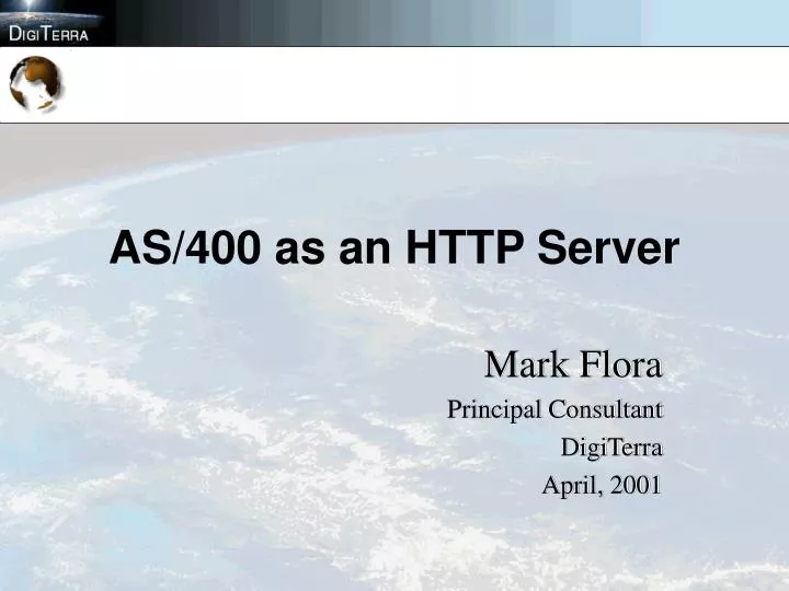 as 400 as an http server