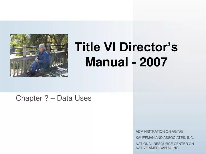 title vi director s manual 2007