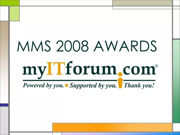 mms 2008 awards