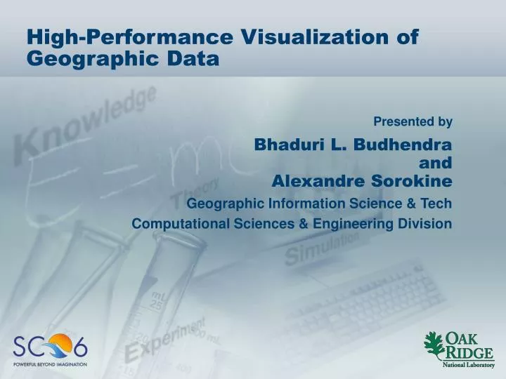 high performance visualization of geographic data