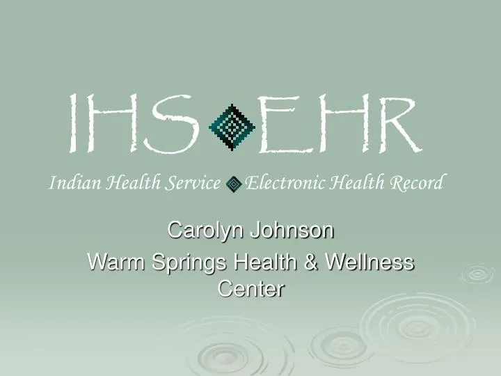 carolyn johnson warm springs health wellness center
