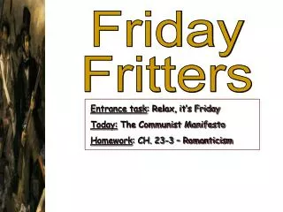 Friday Fritters