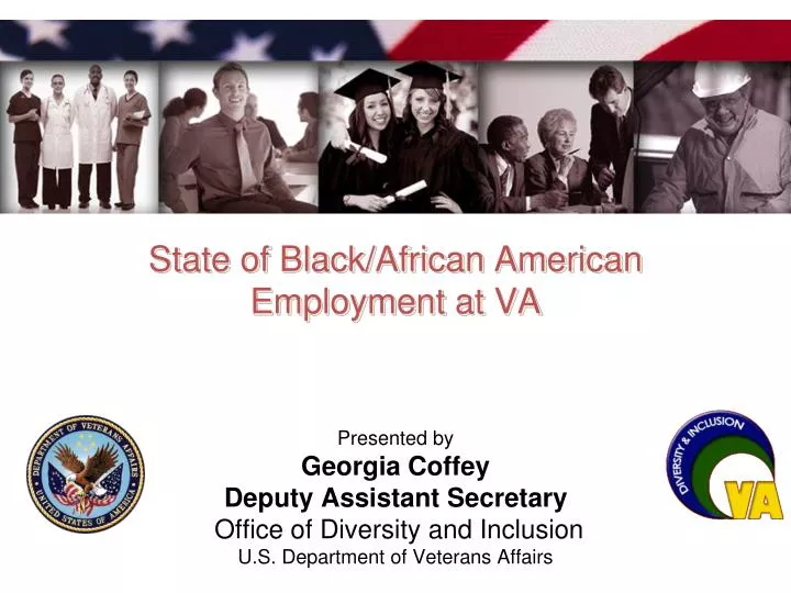 state of black african american employment at va