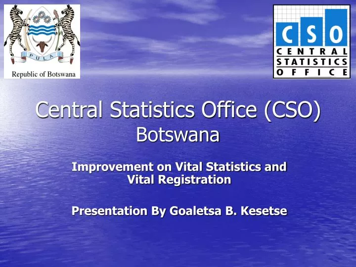 central statistics office cso botswana