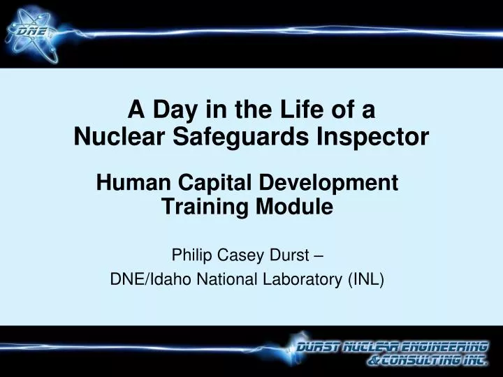 a day in the life of a nuclear safeguards inspector
