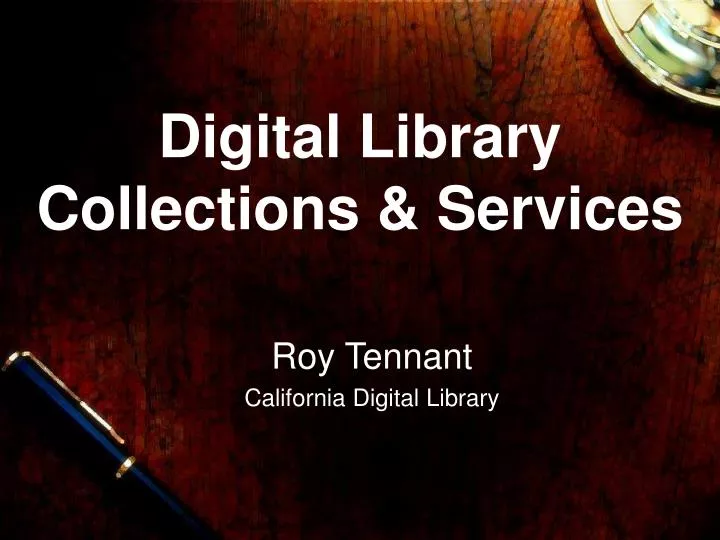 digital library collections services