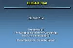 ELISA II Trial - slide 1