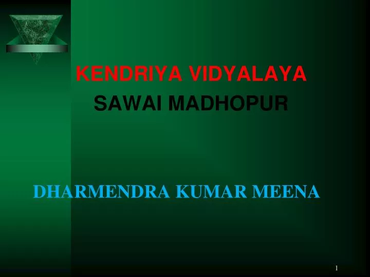 dharmendra kumar meena