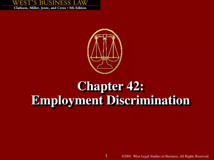 chapter 42 employment discrimination