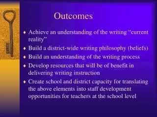 outcomes