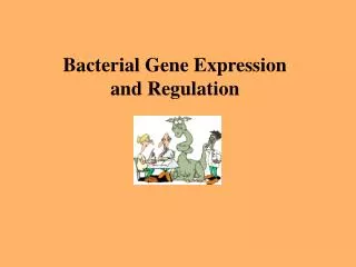 Bacterial Gene Expression and Regulation