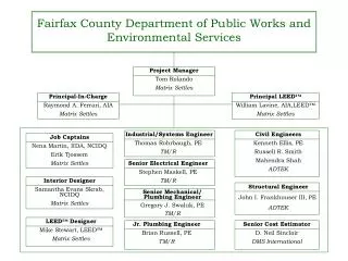 Fairfax County Department of Public Works and Environmental Services