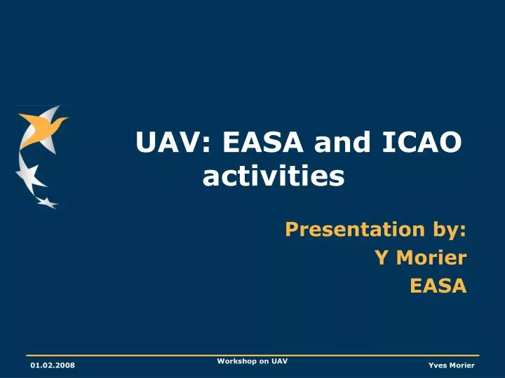 uav easa and icao activities