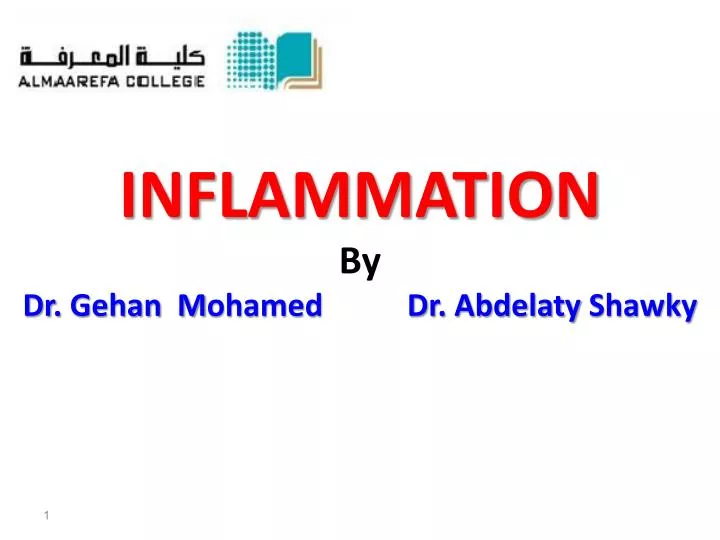 inflammation by dr gehan m ohamed dr abdelaty shawky