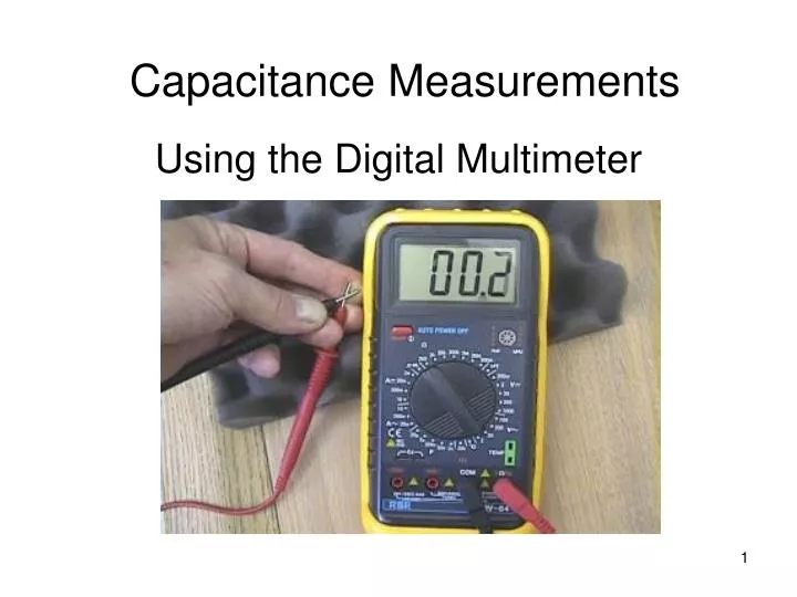 capacitance measurements