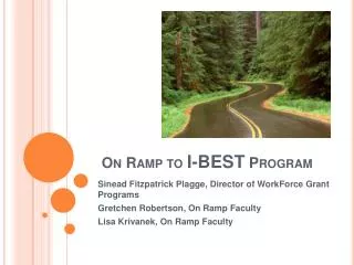 on ramp to i best program