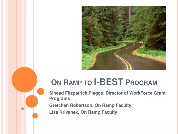 on ramp to i best program