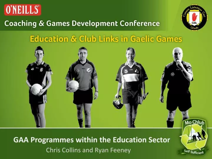 gaa programmes within the education sector