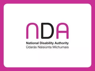 Challenge and opportunity for the disability agenda Making the most of tough times
