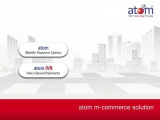 atom m-commerce solution