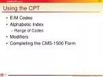 Understanding CPT Codes: Linking Procedures to Diagnoses - slide 1