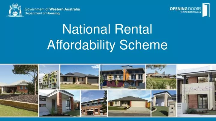 national rental affordability scheme