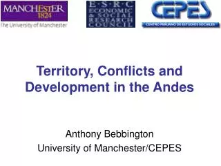 Territory, Conflicts and Development in the Andes