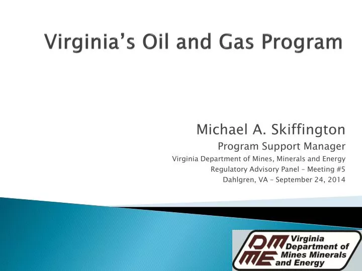 virginia s oil and gas program
